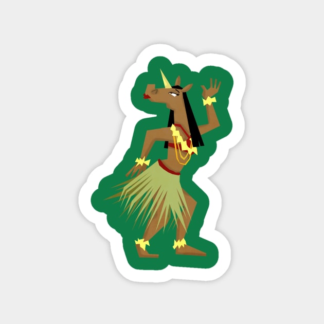 Hawaiian Hula Unicorn Sticker by Thatssounicorny